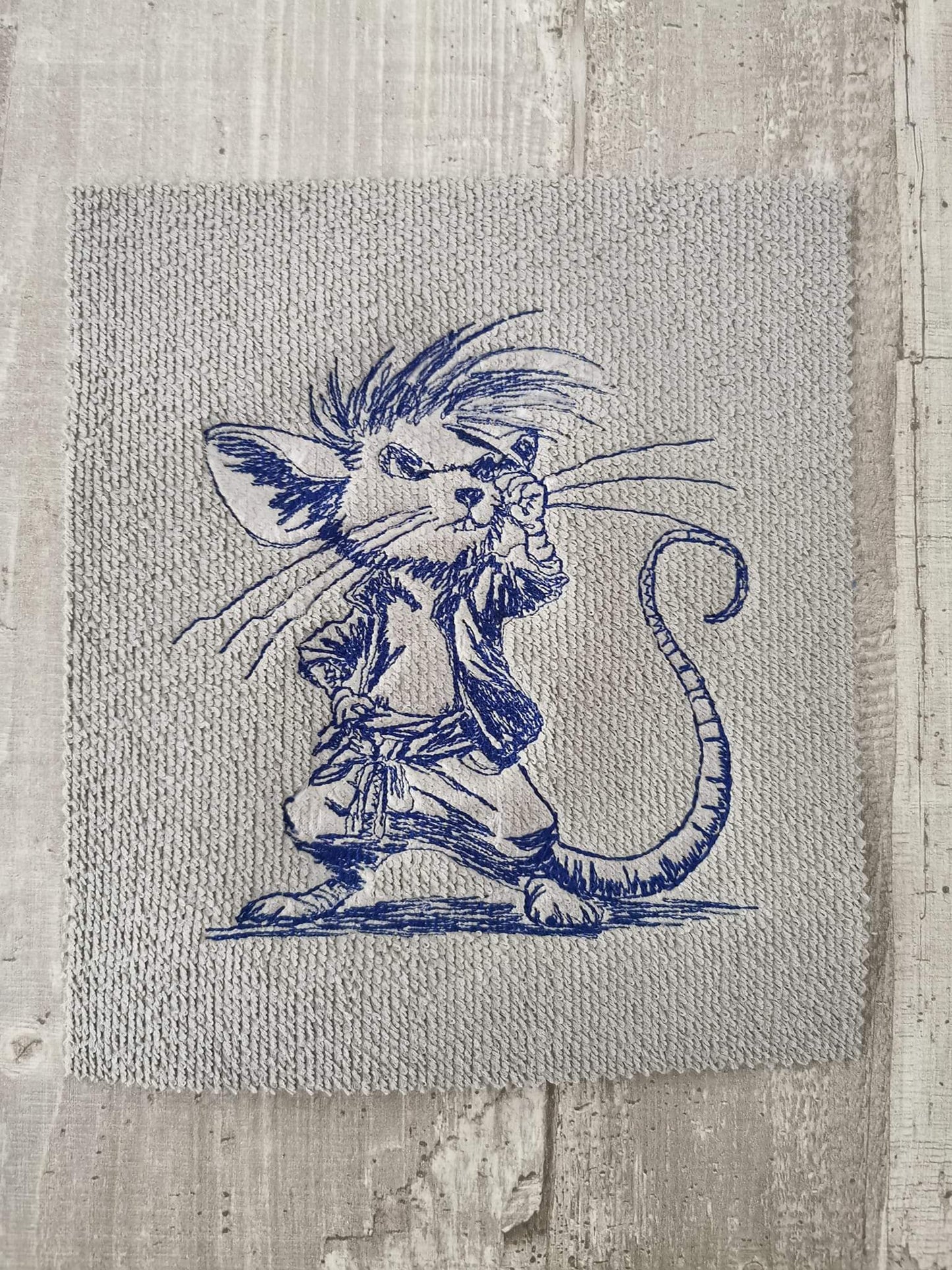 Coole Ratte in drei Größen Skizze