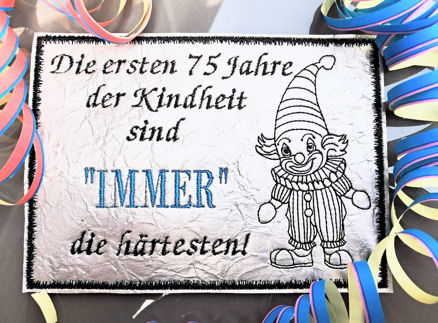 Schild 13x18 Spruch Kindheit