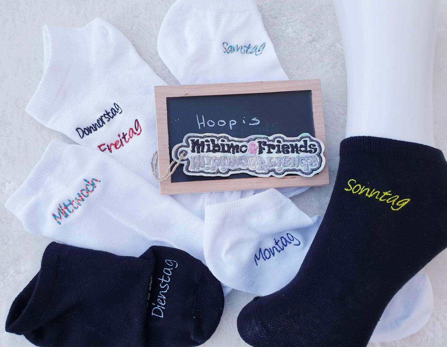 Sockendatei Wochentage Montag Dienstag Mittag Donnerstag Freitag Samstag Sonntag