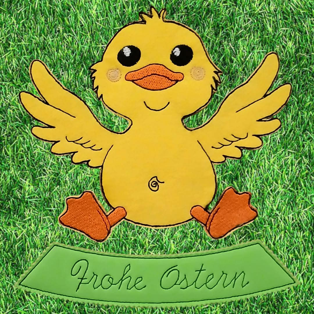 Frohe Ostern Küken in 4 Größen ab 13x18
