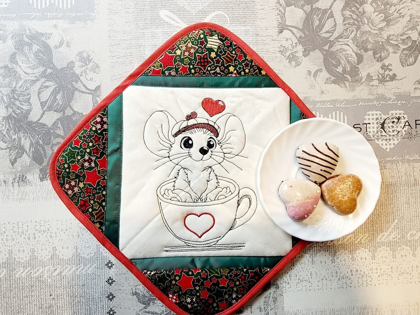 Maus Im Becher Herz in 5 Größen ab 13x18
