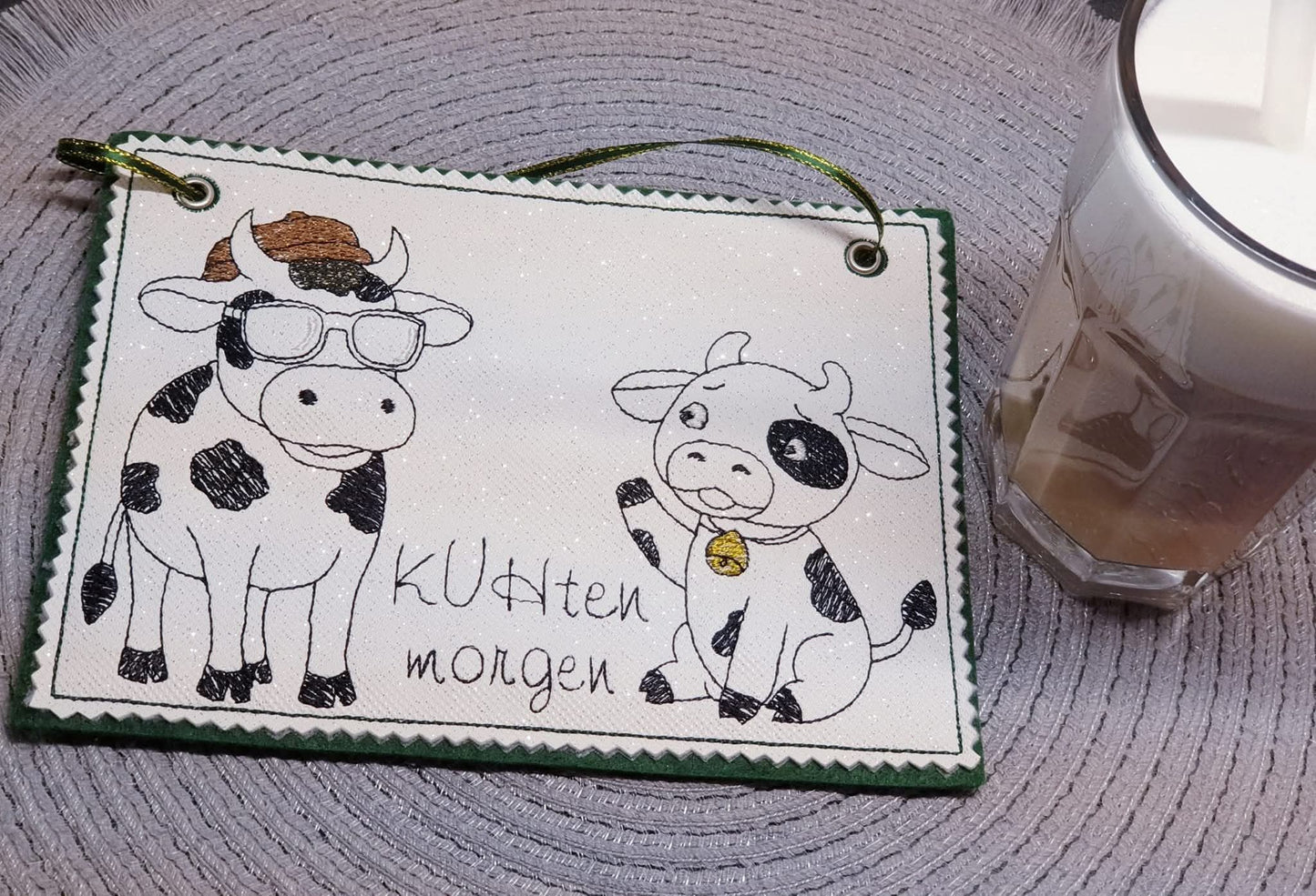 Kuhten Morgen Schild 13x18