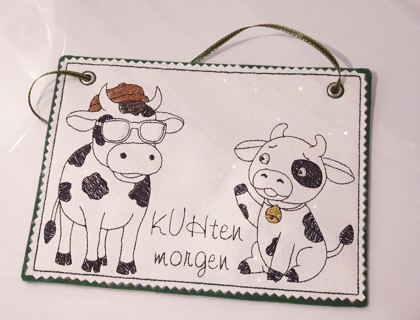 Kuhten Morgen Schild 13x18