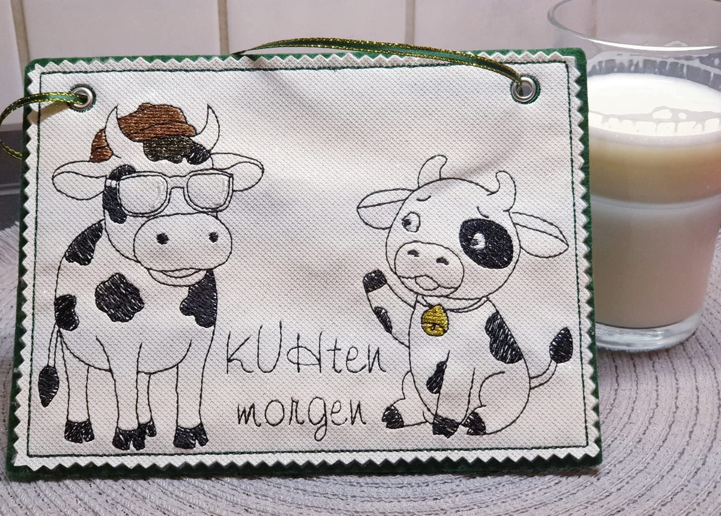 Kuhten Morgen Schild 13x18