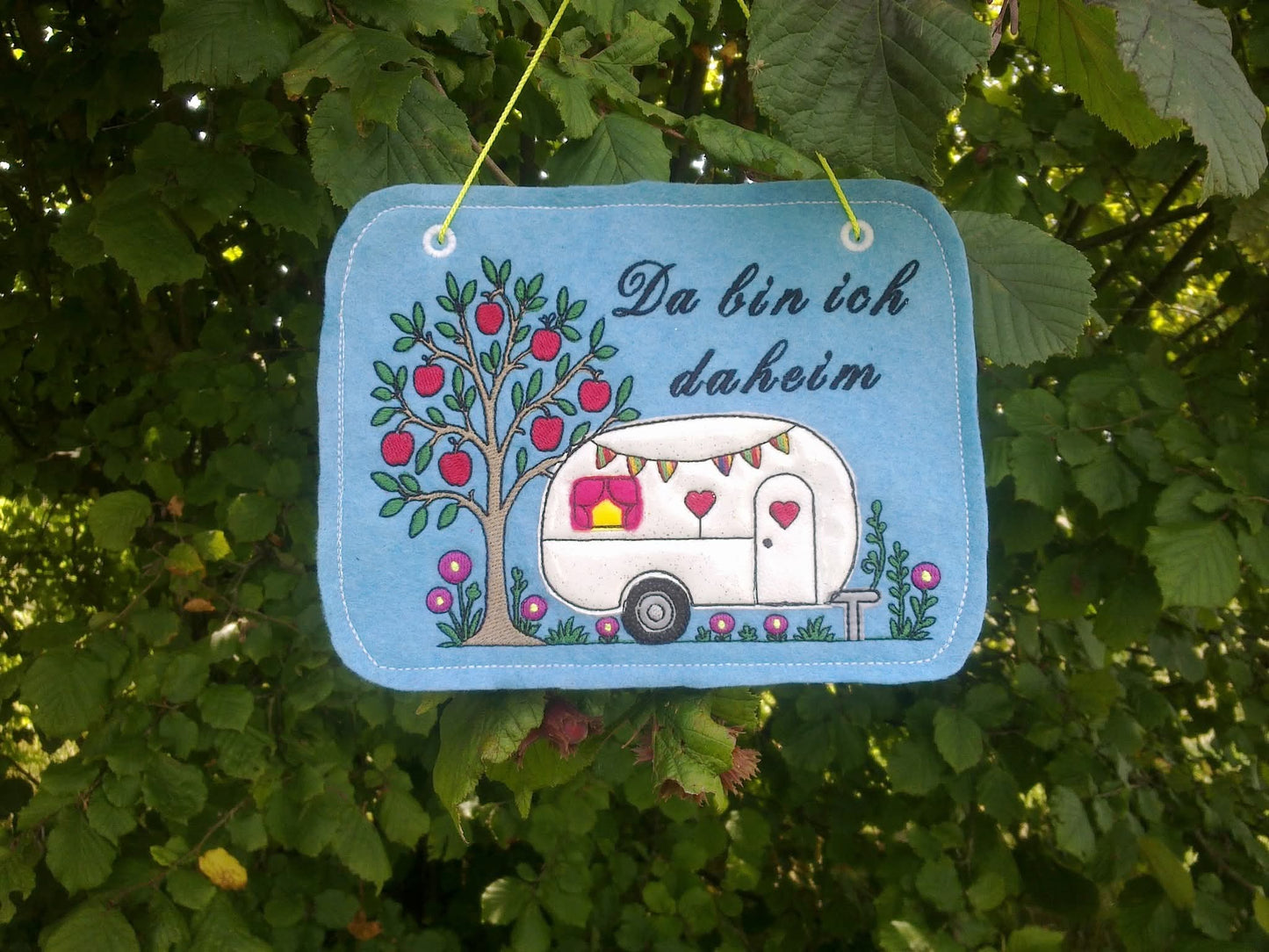 Applikation Camper Camping Urlaub ab 13x18 in 5 Größen
