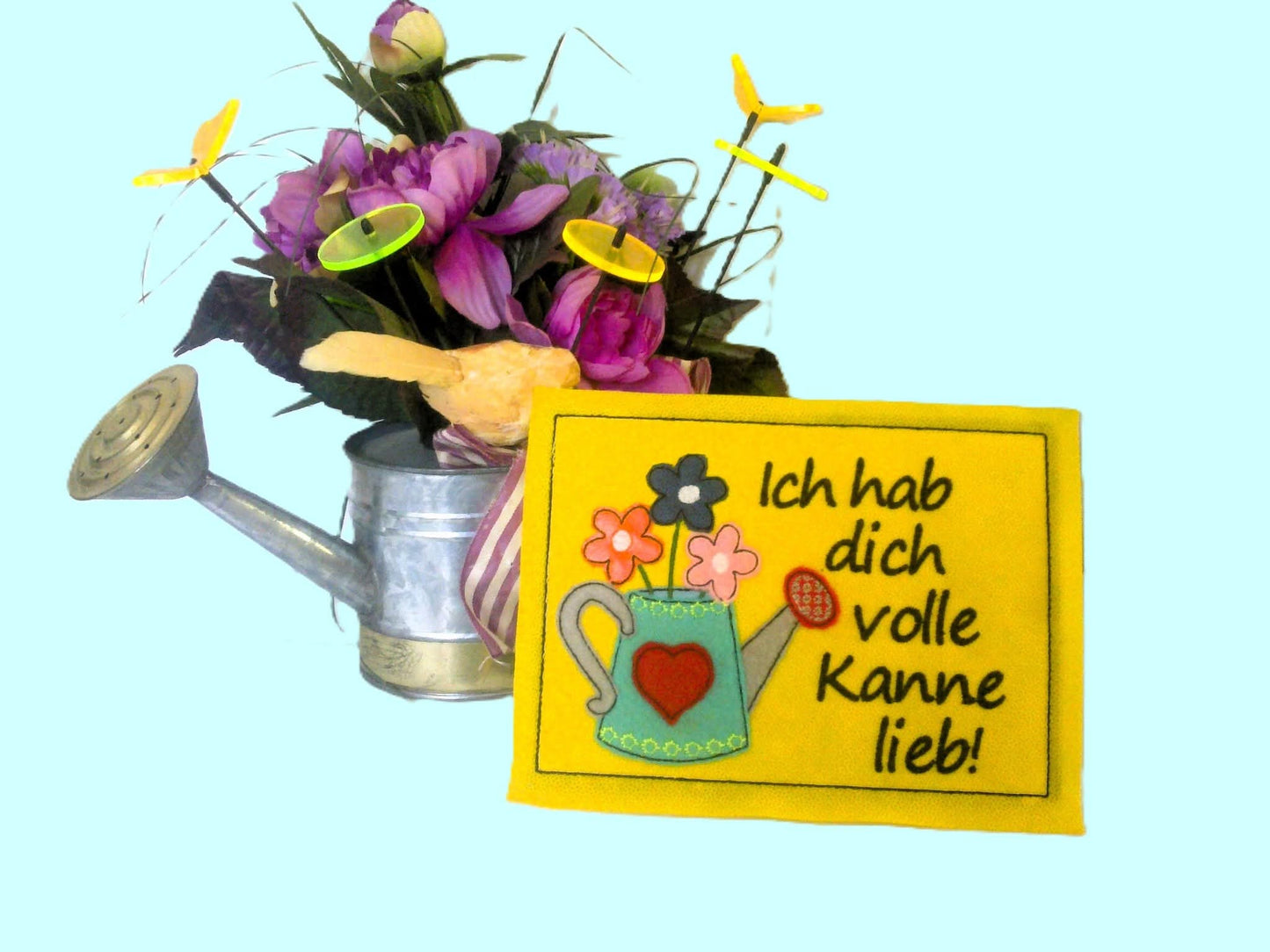 Schild Volle Kanne lieb in 13x18