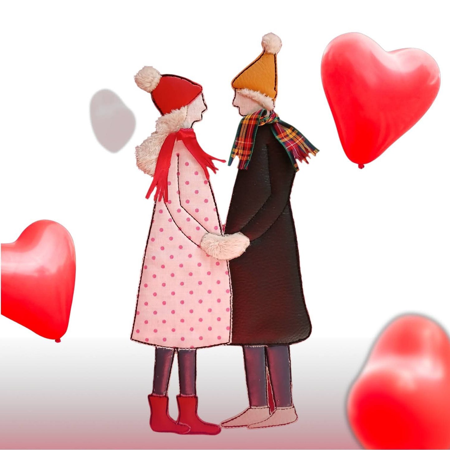 Paar Liebe Mann Frau Applikation ab 13x18 in 7 Größen