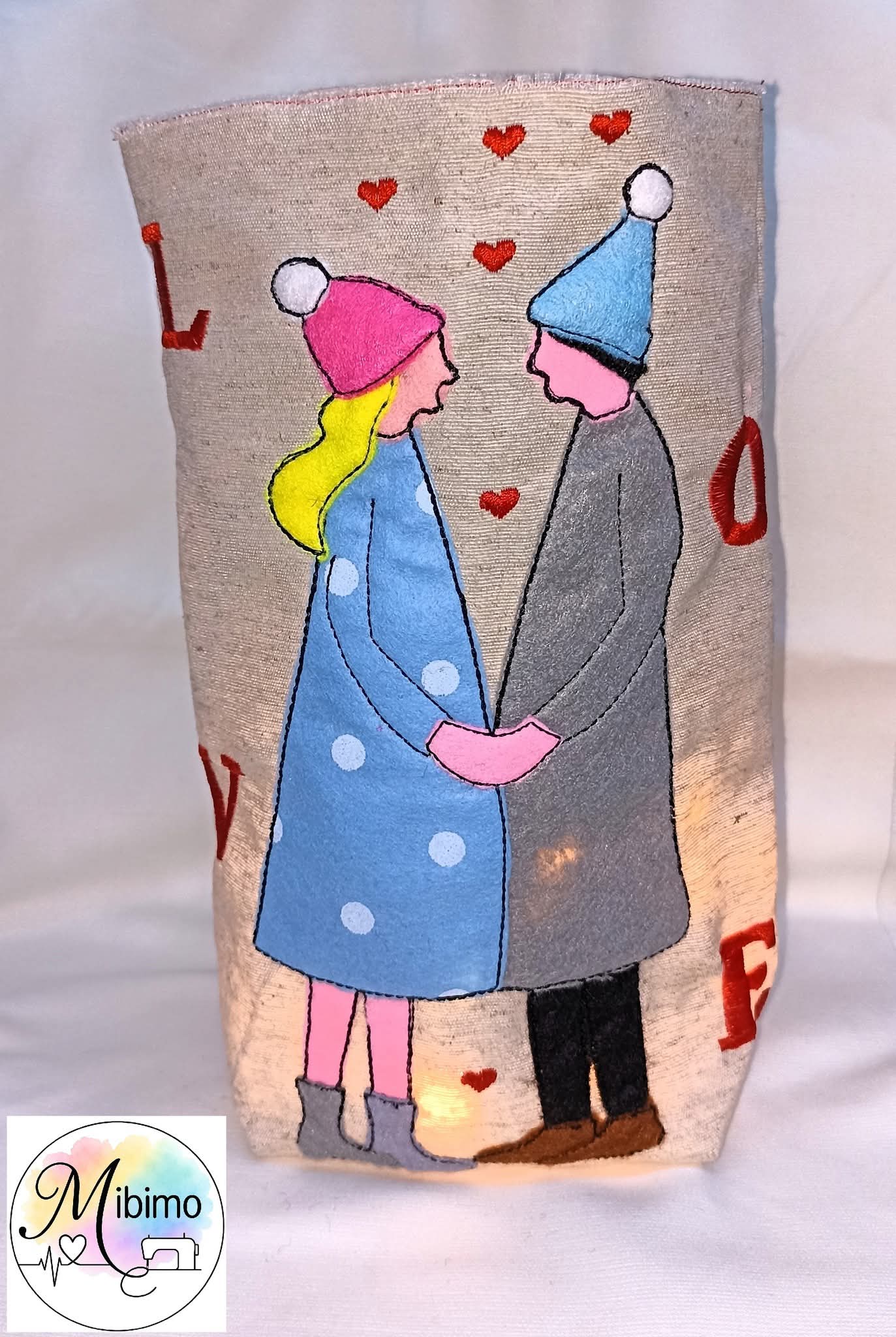Paar Liebe Mann Frau Applikation ab 13x18 in 7 Größen