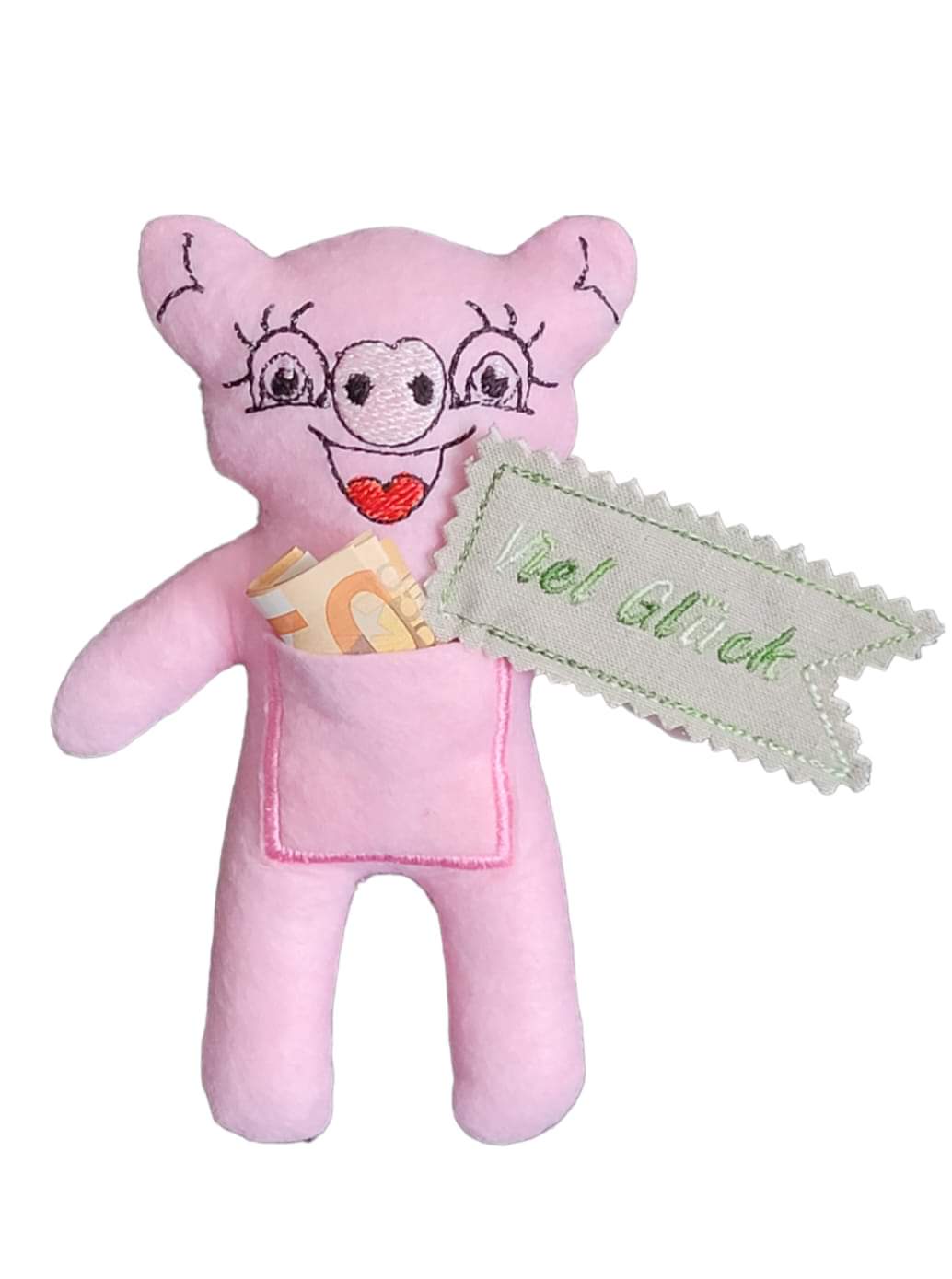 Teddy Schwein in 5 Grössen ab 10x10 bis 24x36
