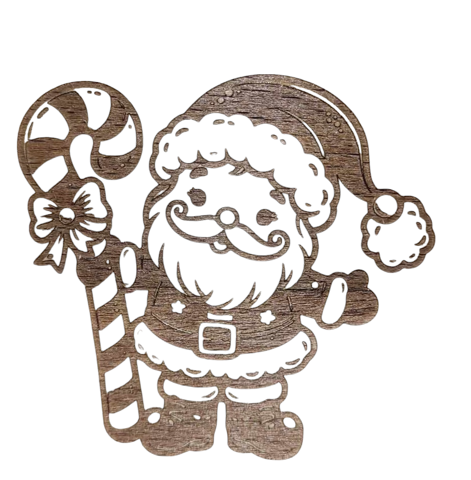 Kleiner Weihnachtsmann, Santa Lasermotiv SVG
