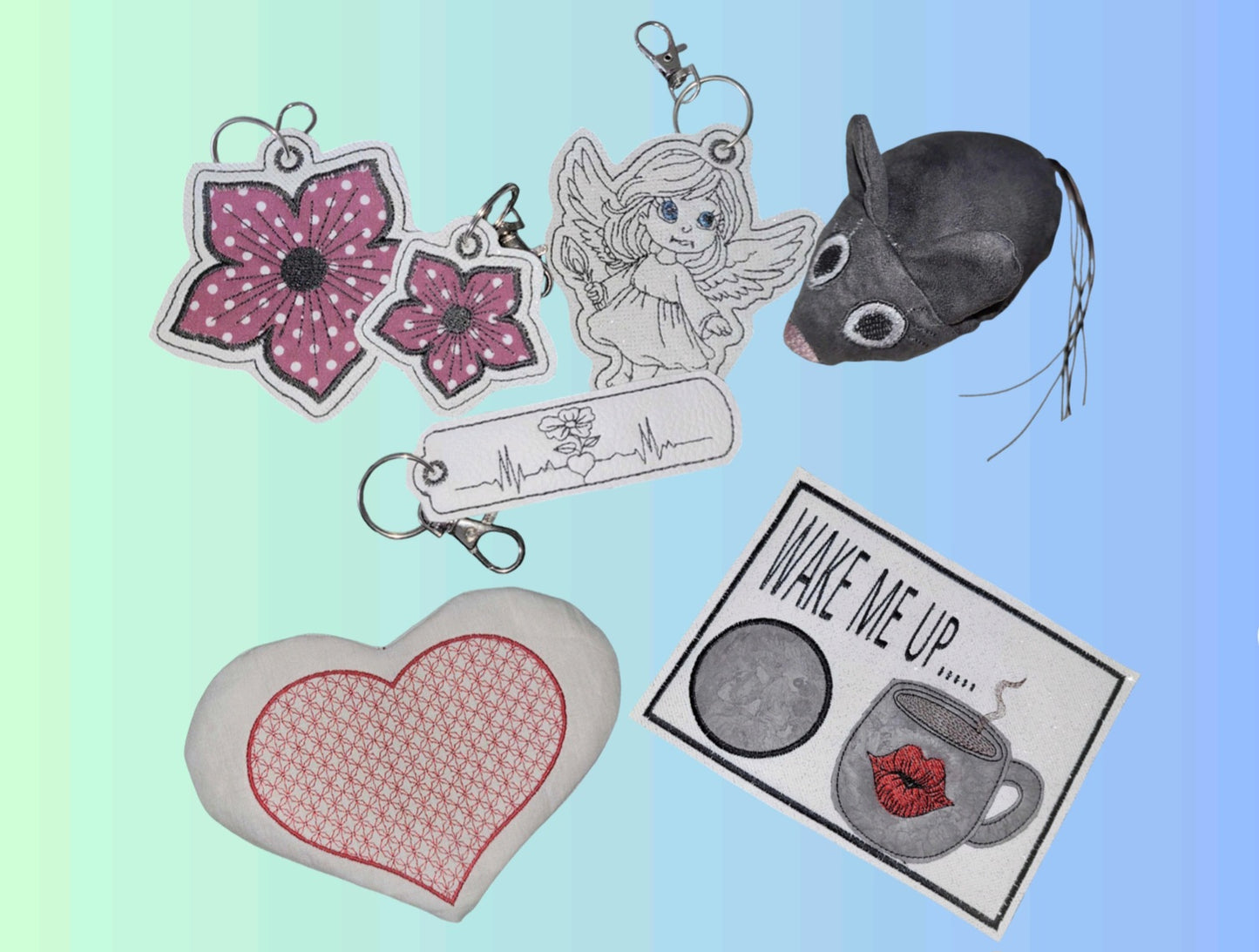 Ebook IN THE HOOP * Sticken mit der Stickmaschine * Buch 13x18 Kurs Anfänger bis Profi 50 Dateien