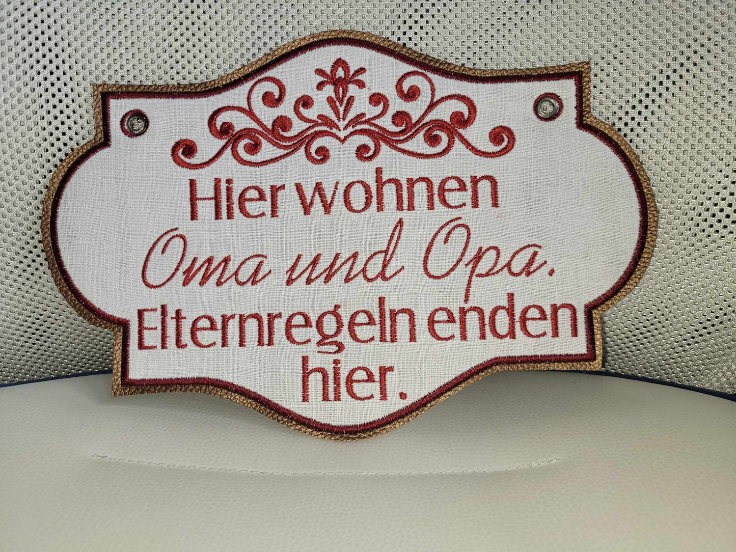 Schild 20x30 Oma und Opa Andere Regeln