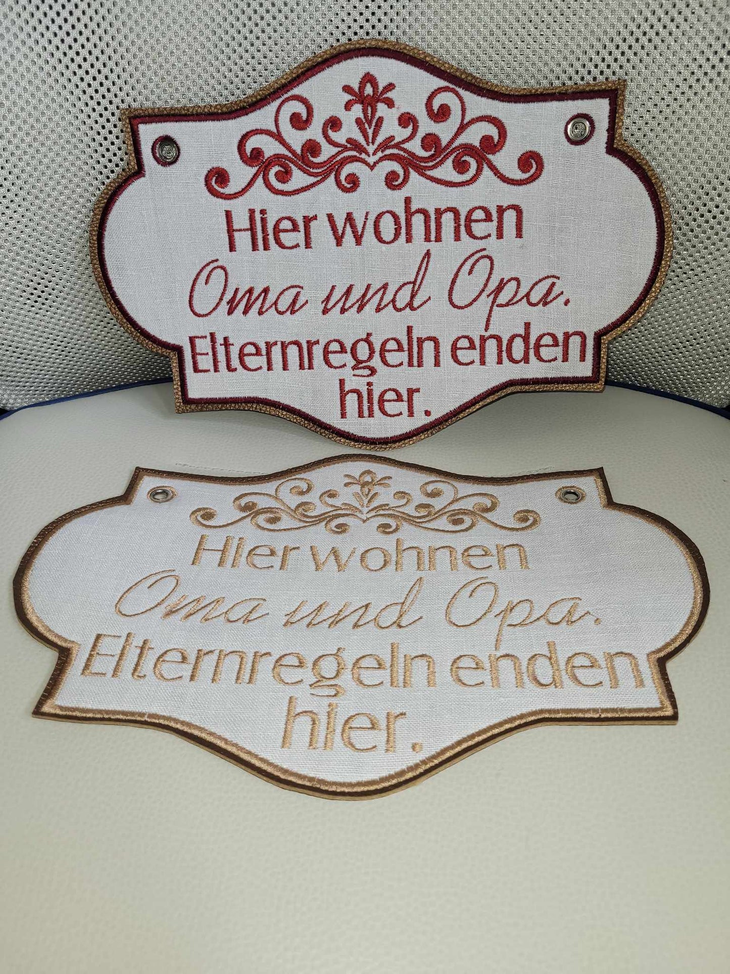Schild 20x30 Oma und Opa Andere Regeln