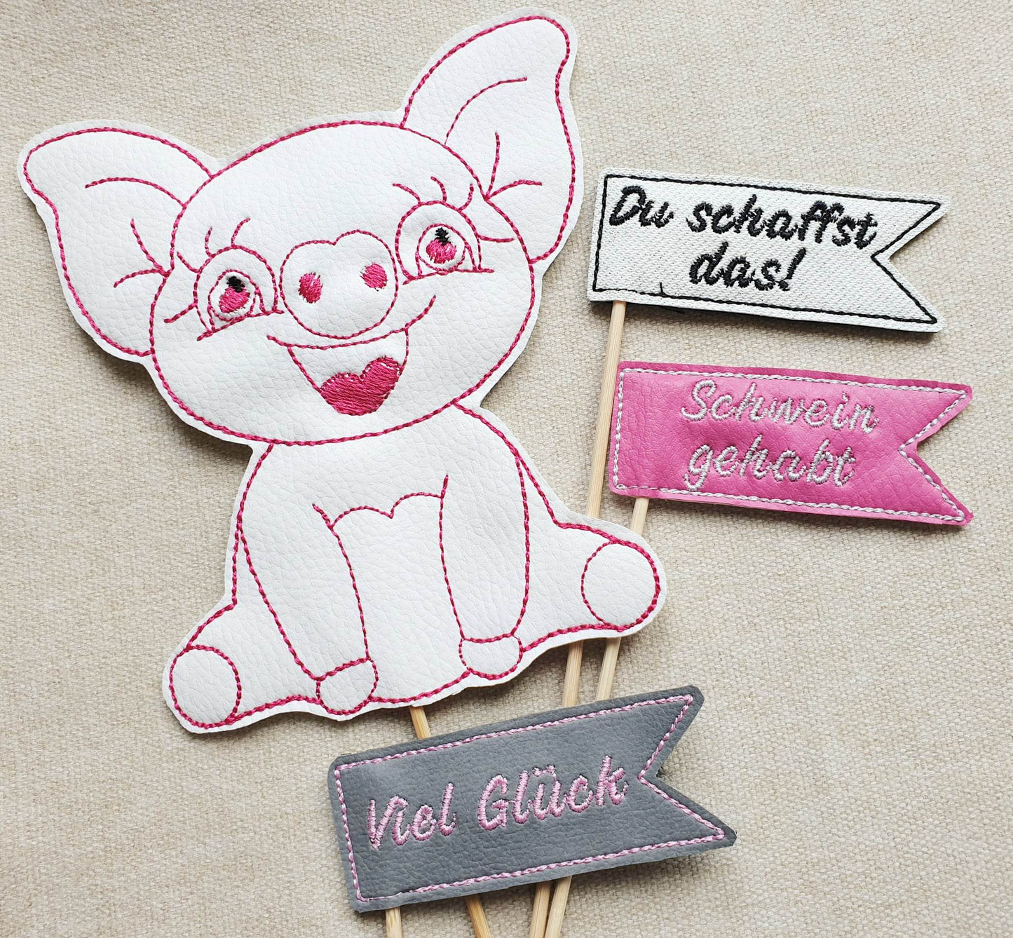 Schwein gehabt ITH in 4 Größen Schnelle Nummer 9x10, 13x15, 18x20, 20x23