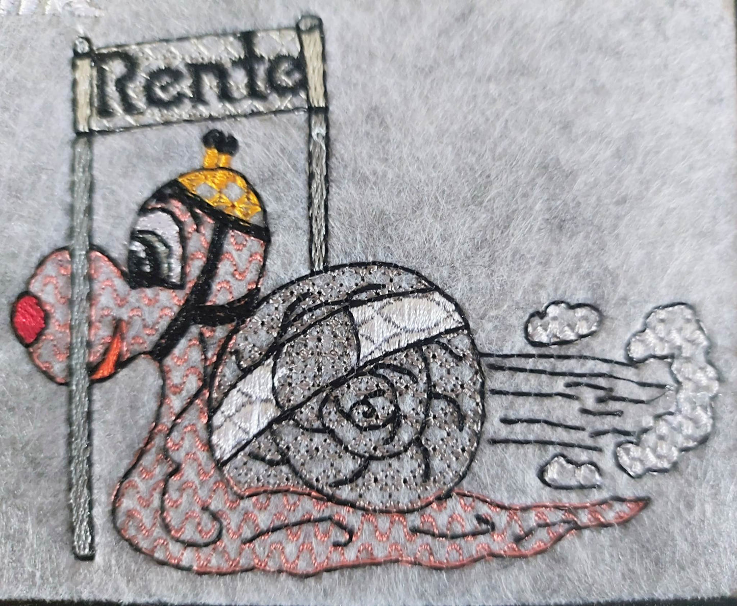 Schnecke Rente Ziel 3 Größen