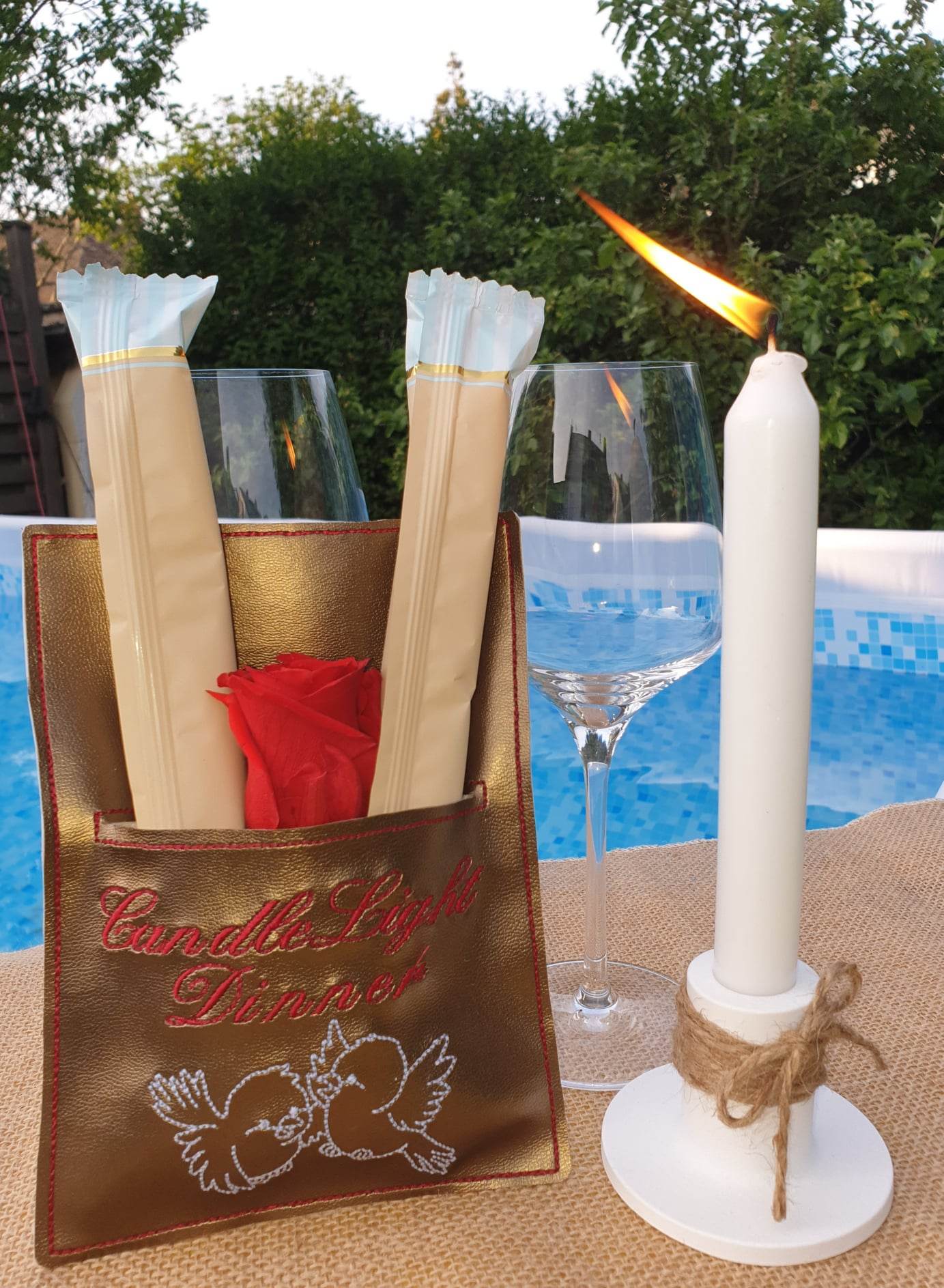 Candle Light Dinner 13x18 ITH Schnelle Nummer