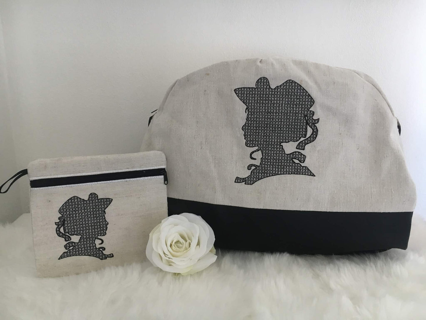 Motiv Silhouette Adel Mann Frau Set 5 Größen