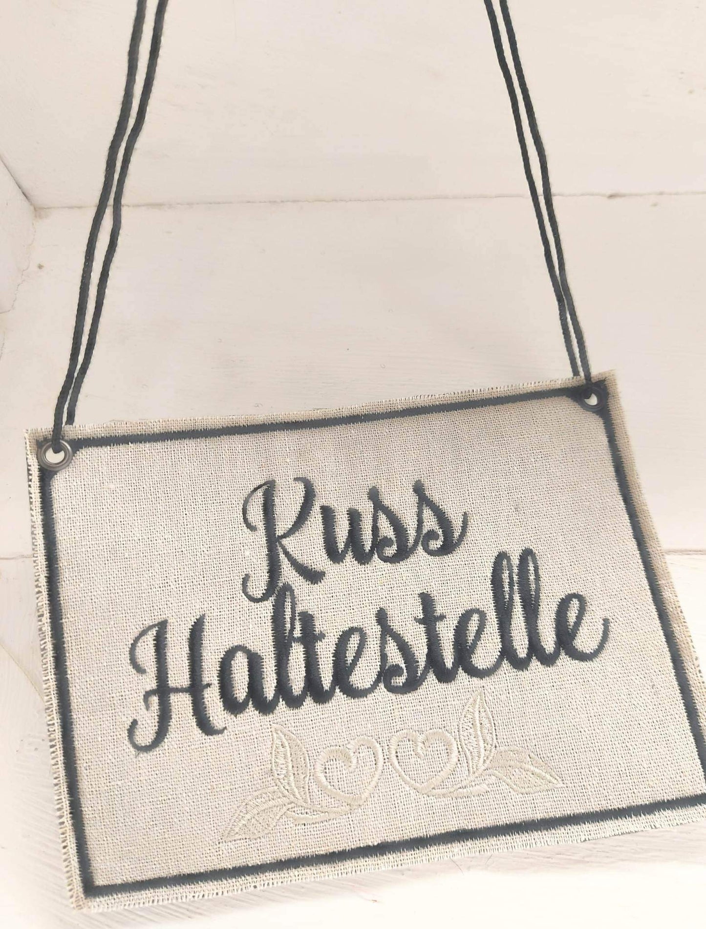 Kuss Haltestelle Schilder Set ITH 10x10 bis 24x36 Blanko