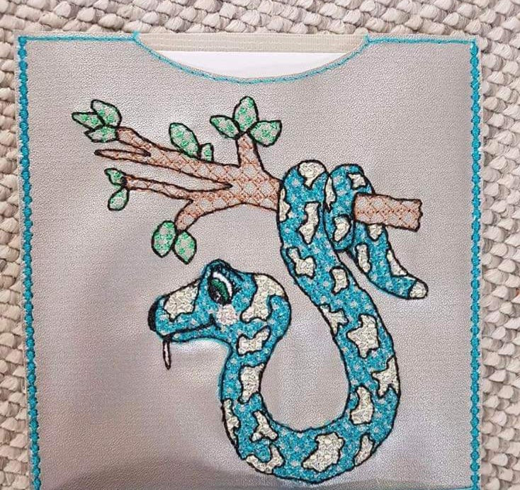 Schlange Stickdatei Set alle Größen