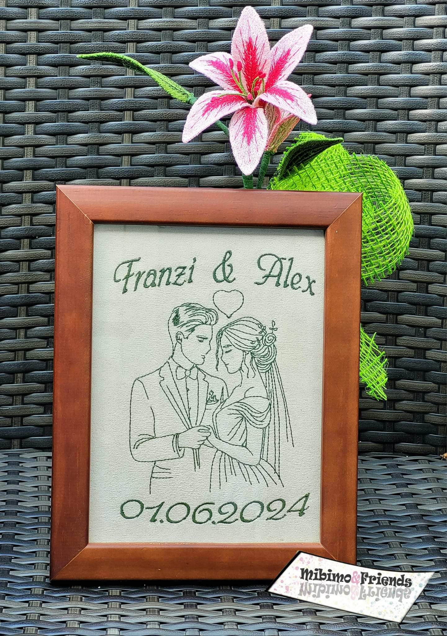 Brautpaar Hochzeitspaar in 5 Größen ab 10x10