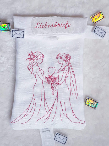 Brautpaar Hochzeitspaar  2 Frauen in 5 Größen ab 10x10