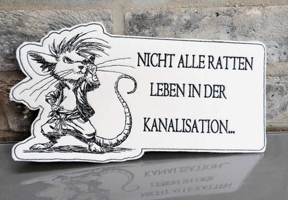 Coole Ratte in drei Größen  Skizze