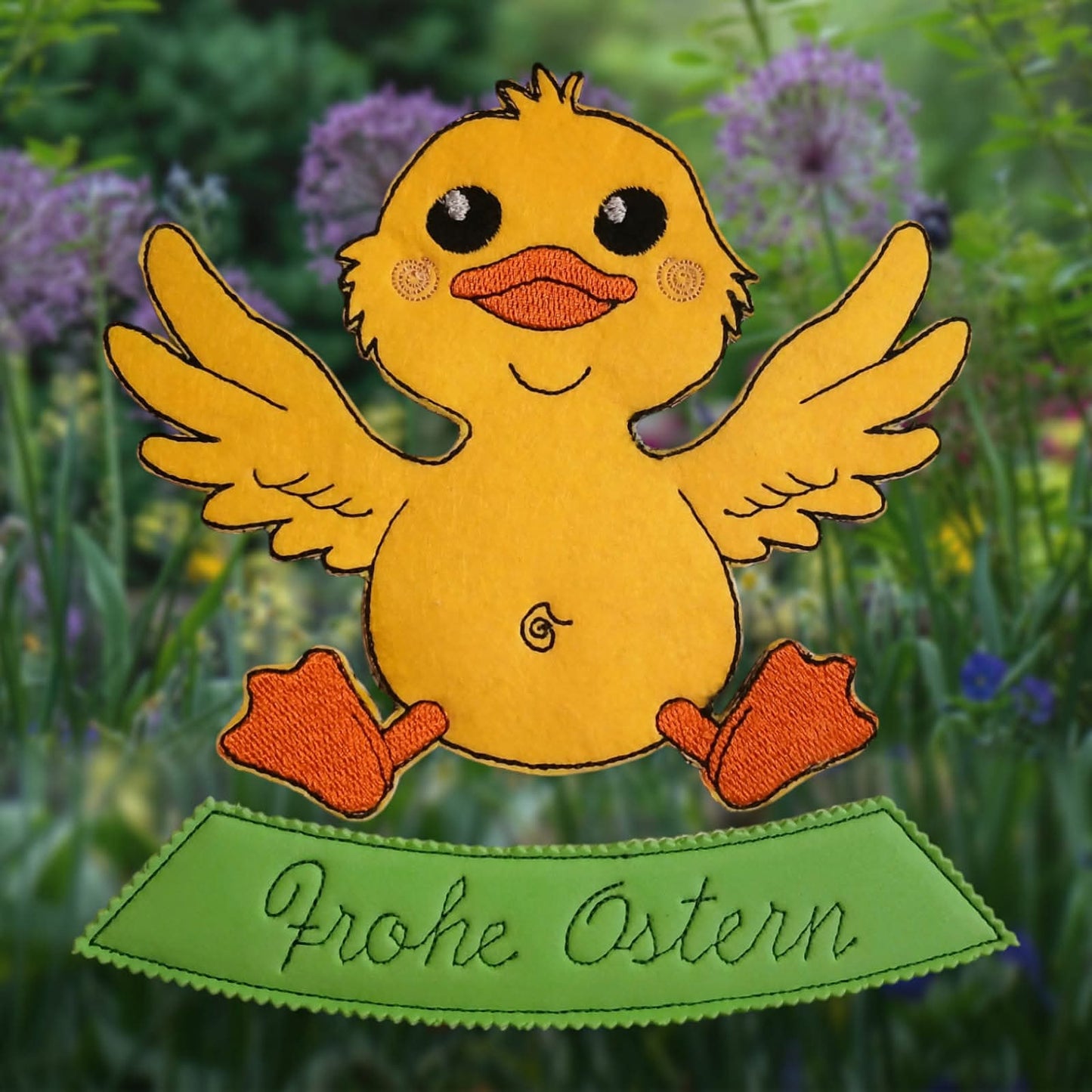Frohe Ostern Küken in 4 Größen ab 13x18