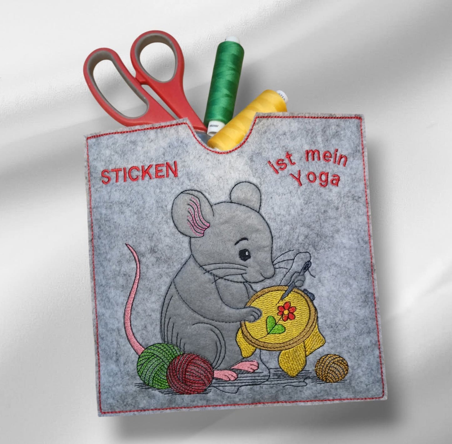 Maus Applikation Nähen ab 13x18
