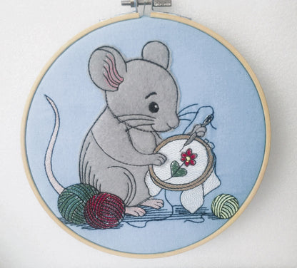 Maus Applikation Nähen ab 13x18