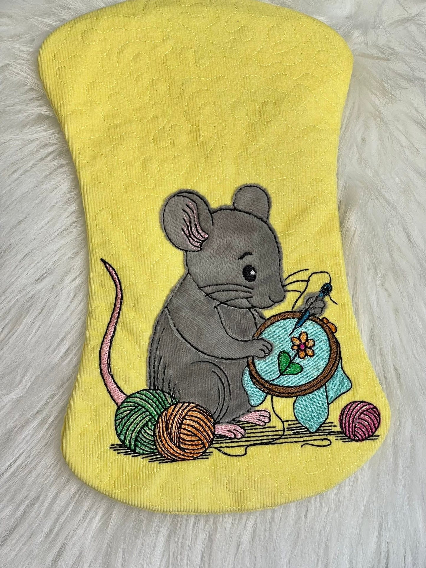 Maus Applikation Nähen ab 13x18