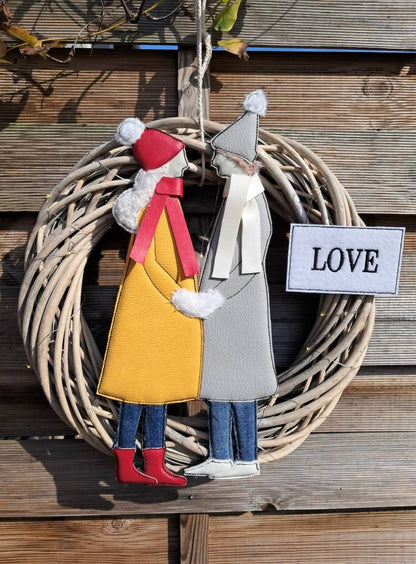 Paar Liebe Mann Frau Applikation ab 13x18 in 7 Größen