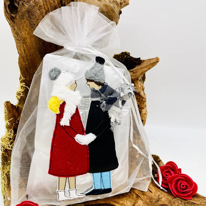 Paar Liebe Mann Frau Applikation ab 13x18 in 7 Größen