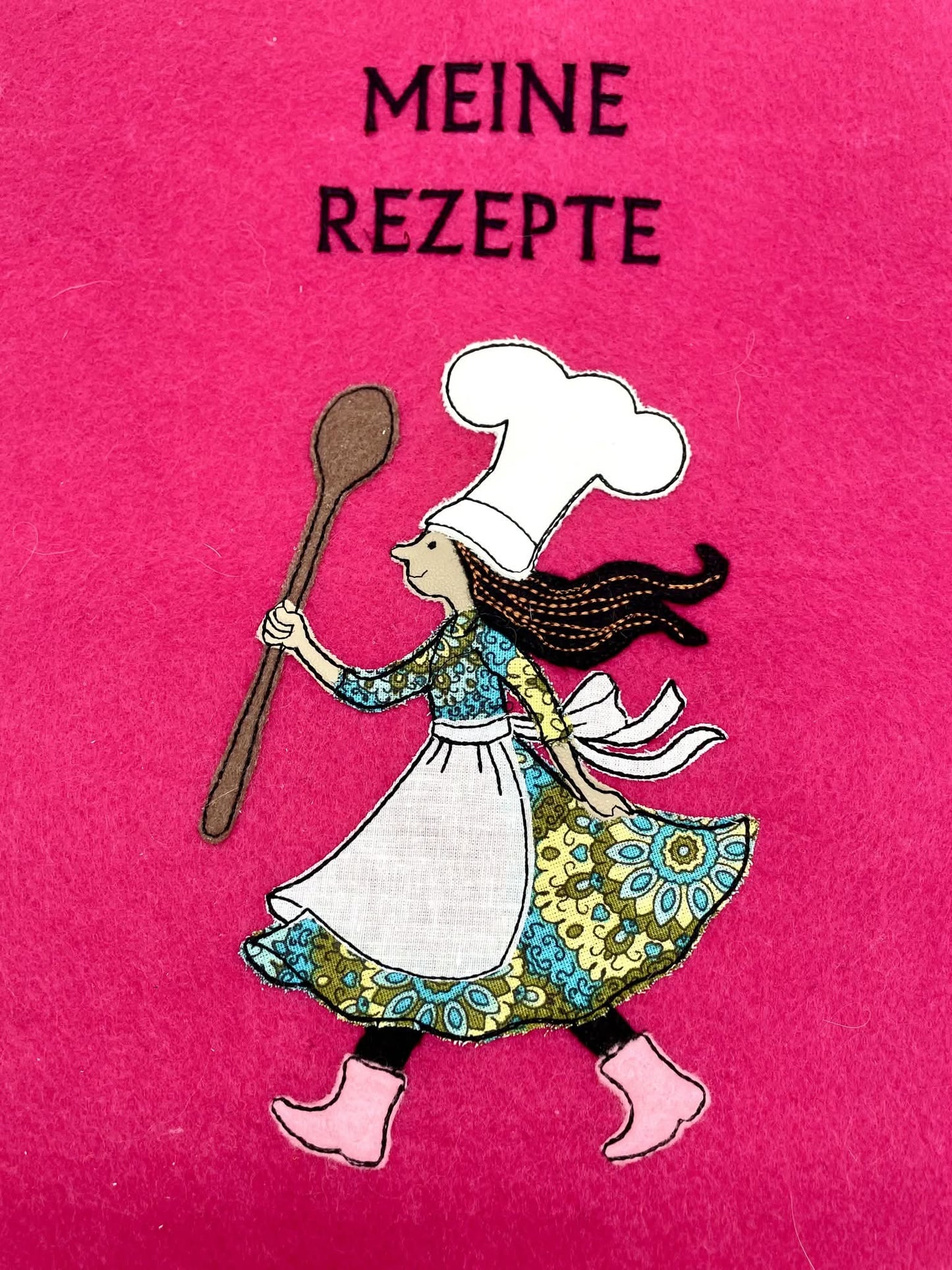 Frau Koch Applikation Köchin ab 13x18 in 7 Größen bis 20x36