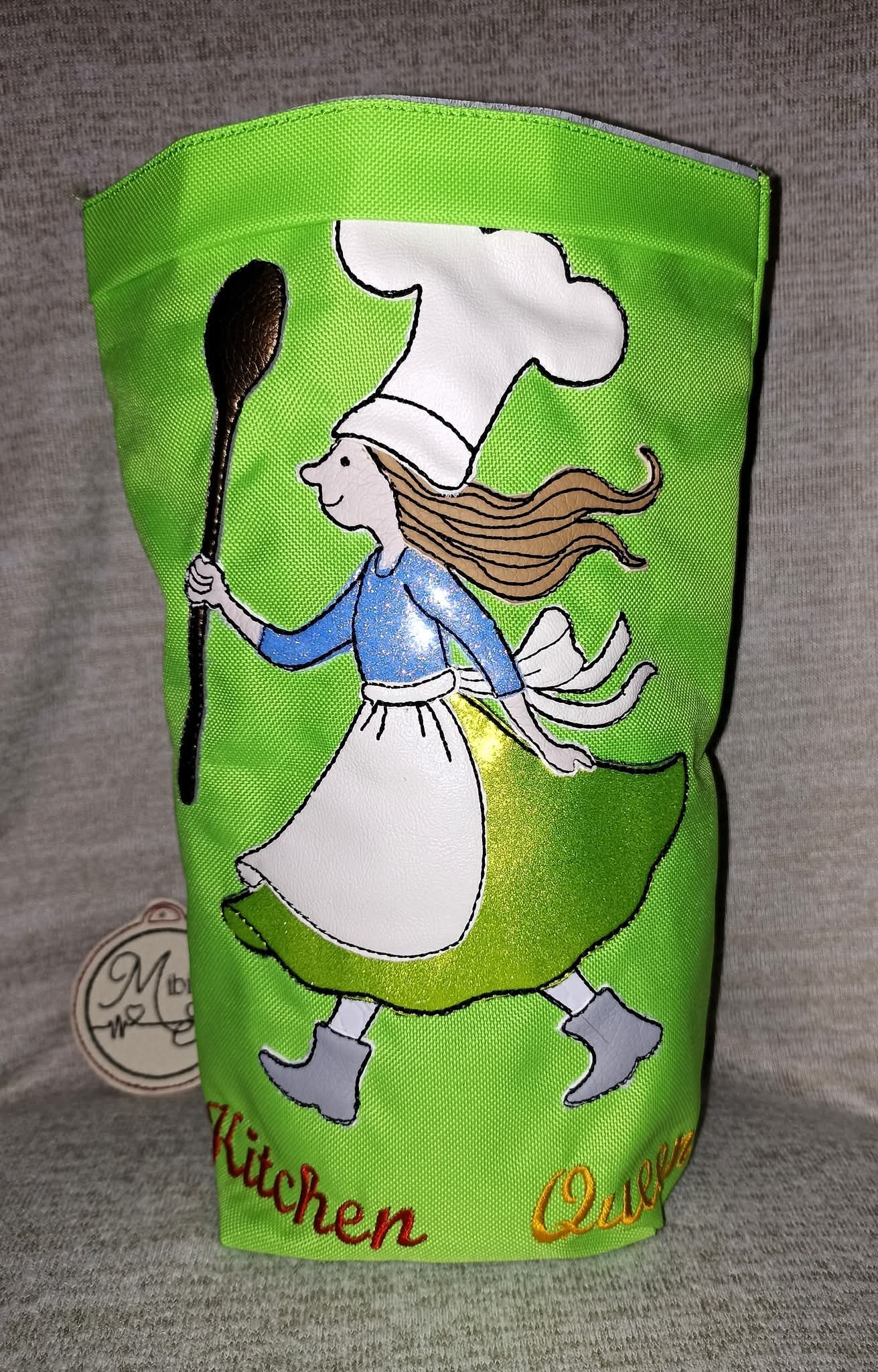 Frau Koch Applikation Köchin ab 13x18 in 7 Größen bis 20x36