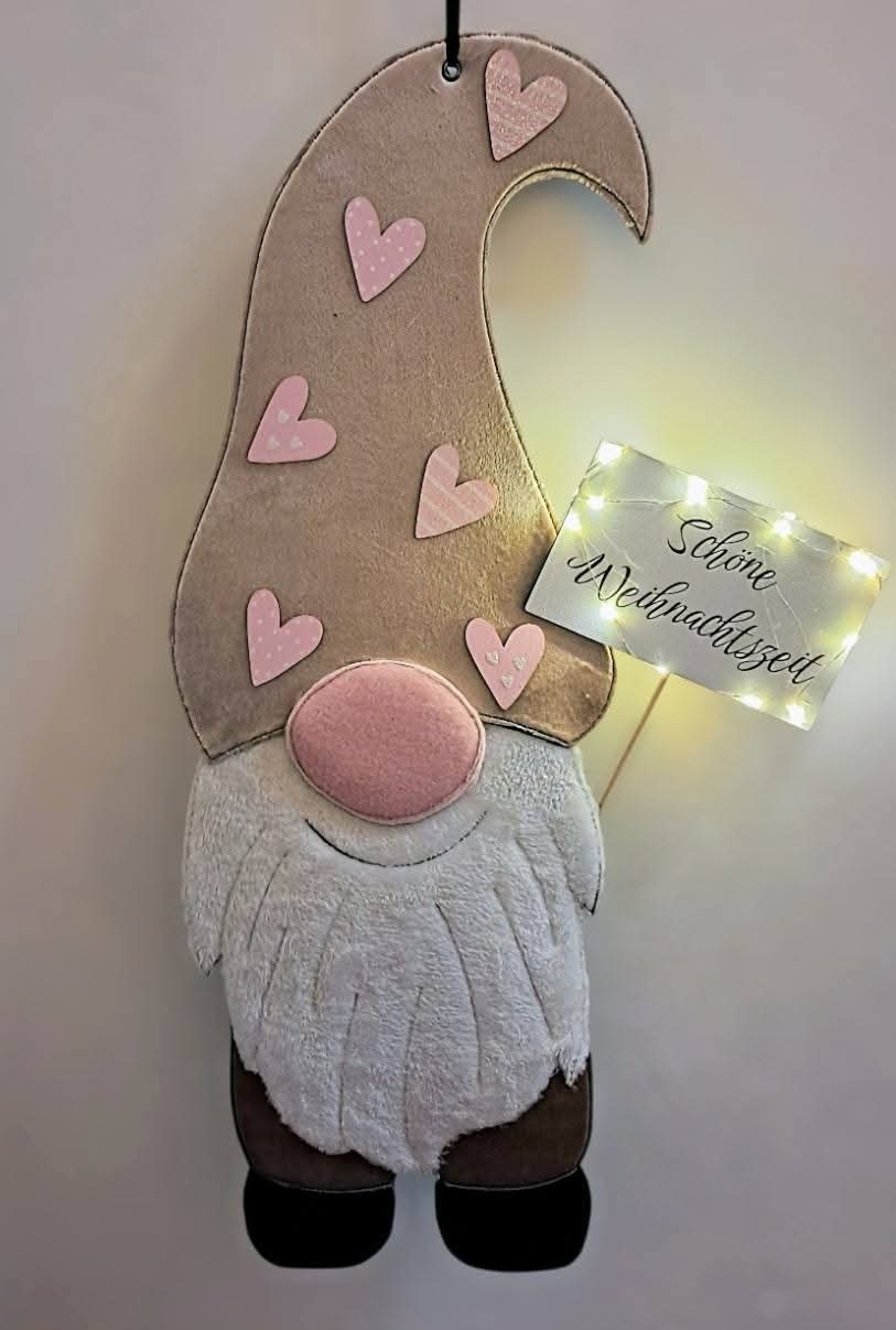 Applikation Gnom Wichtel Zwerg Fred ITH in 7 Größen ab 10x10