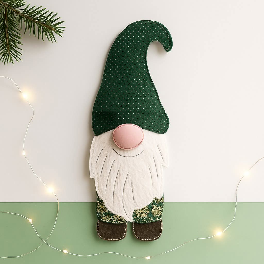 Applikation Gnom Wichtel Zwerg Fred ITH in 7 Größen ab 10x10