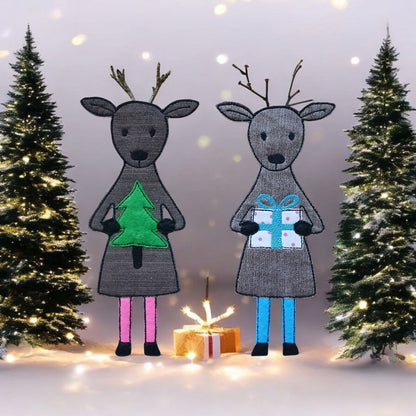 Rentier Set Applikation in je 7 Größen