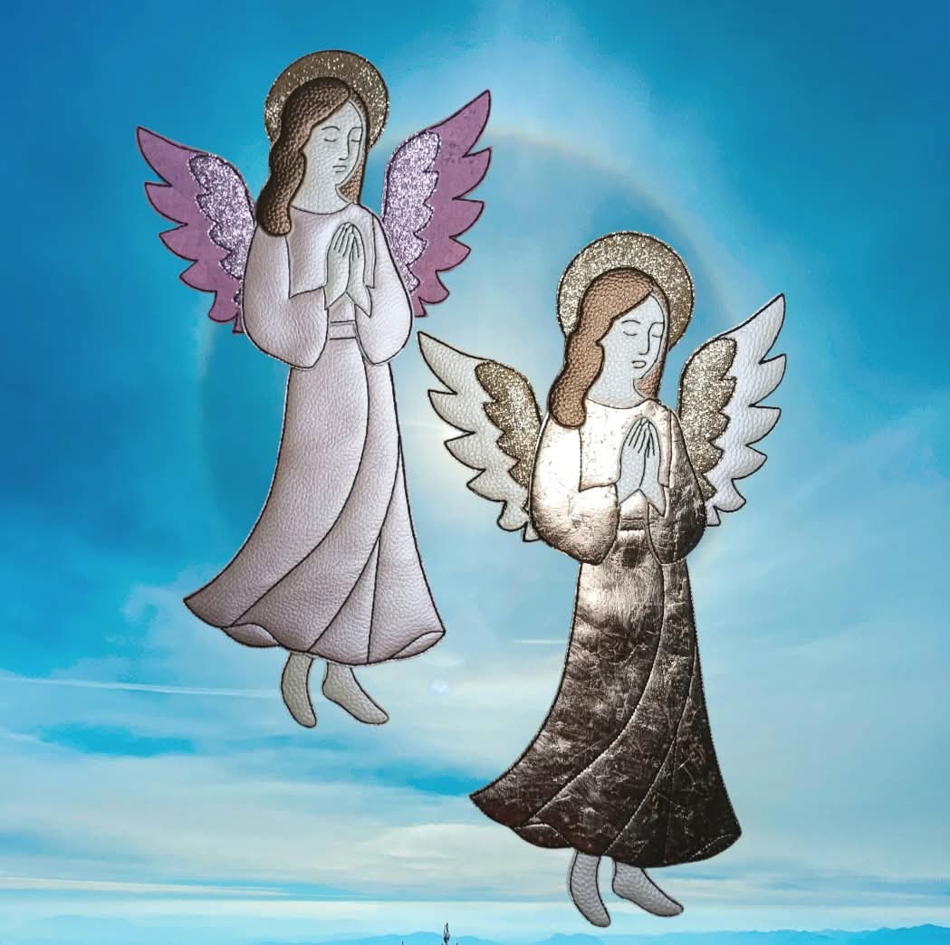 Engel Applikation ITH Angel in 5 Größen