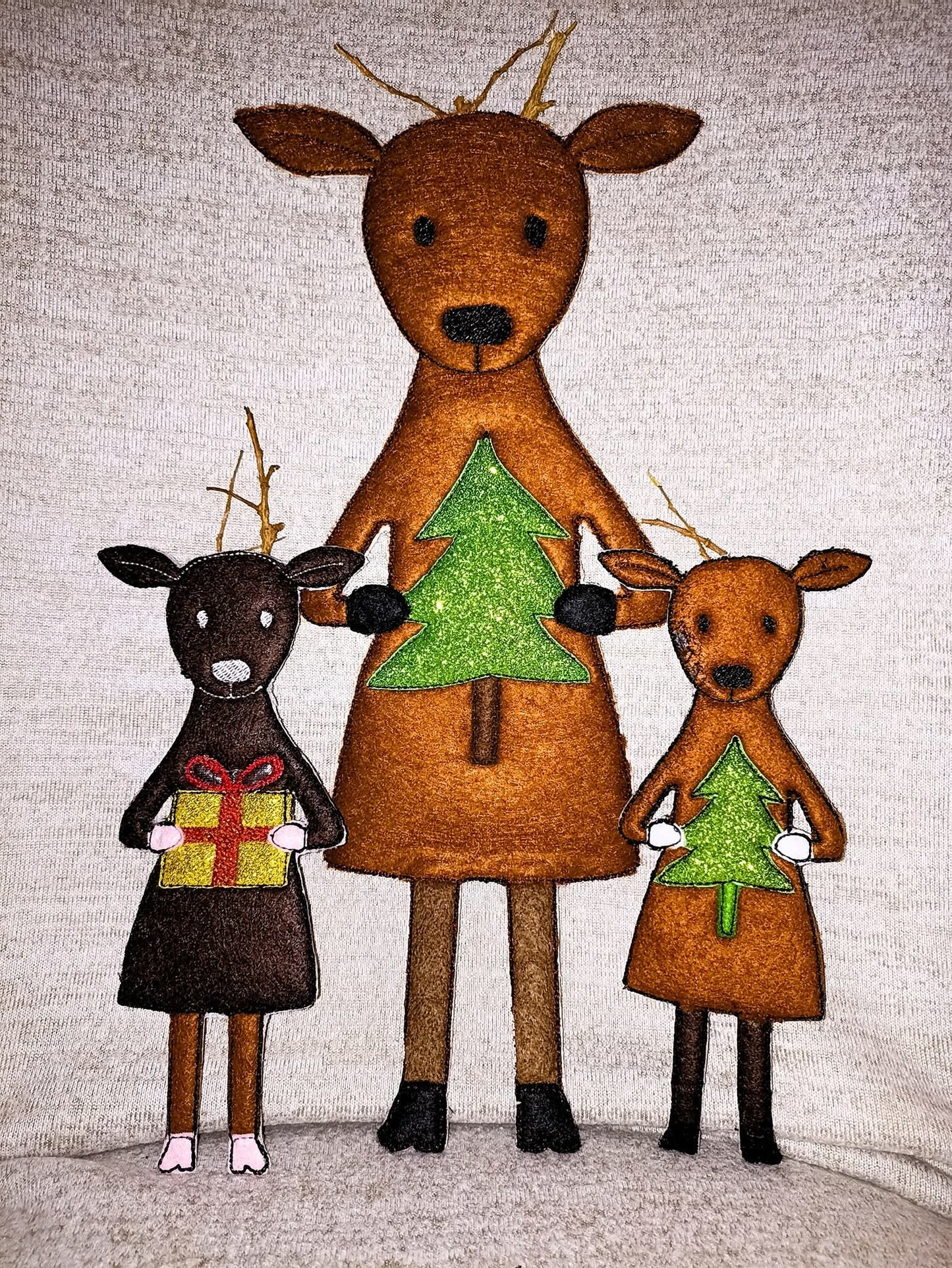 Rentier Set Applikation in je 7 Größen