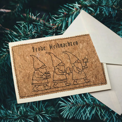 Karten Set Weihnachten Danke Von Herzen Maus Wichtel Fuchs Santa Kalb Engel 9x14 10x16