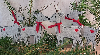 Rentier Mega Set Niceline,  Applikation,  Klötzchendatei, 10x10. 30 unterschiedliche Dateien