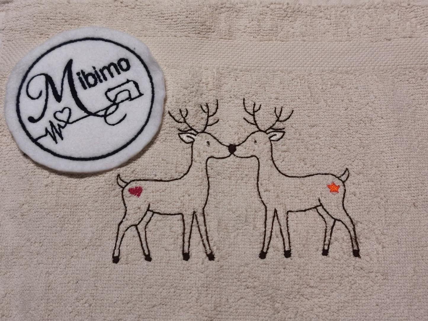 Rentier Mega Set Niceline,  Applikation,  Klötzchendatei, 10x10. 30 unterschiedliche Dateien