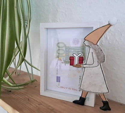 Madl Applikation Mädchen Weihnachten in 7 Größen ab 13x18