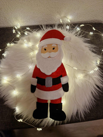 Weihnachtsmann Applikation ab 10x10 in 6 Größen