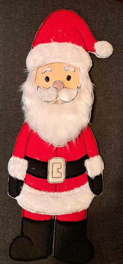 Weihnachtsmann Applikation ab 10x10 in 6 Größen