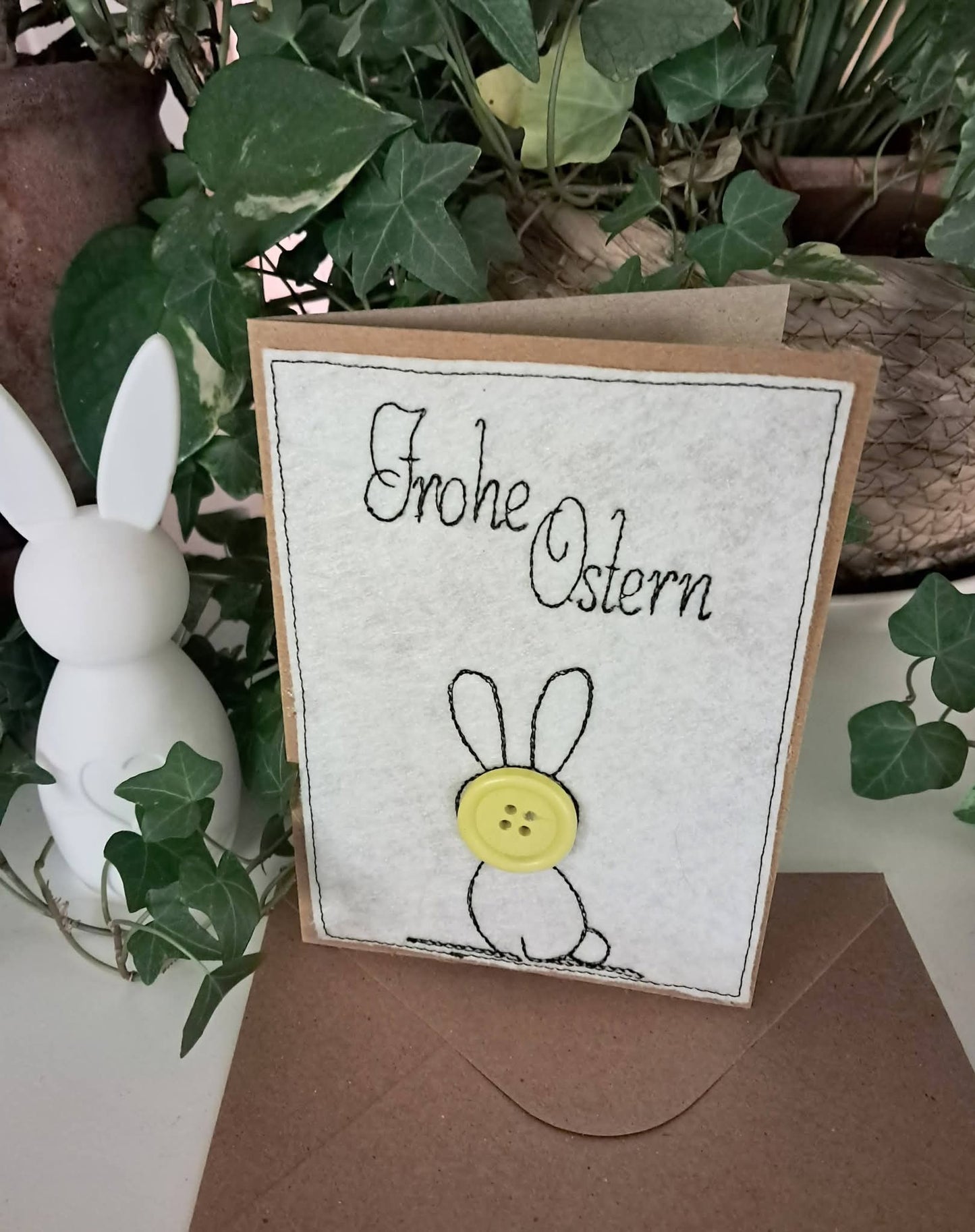 Knopf Karten Set  3 Motive in 2 Größen 9x14 10x16