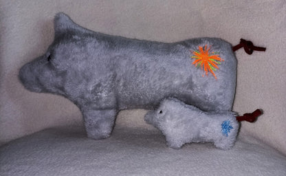 Schwein Milo Rüsselschwein ITH Teddy ab 10x10 in 6 Größen