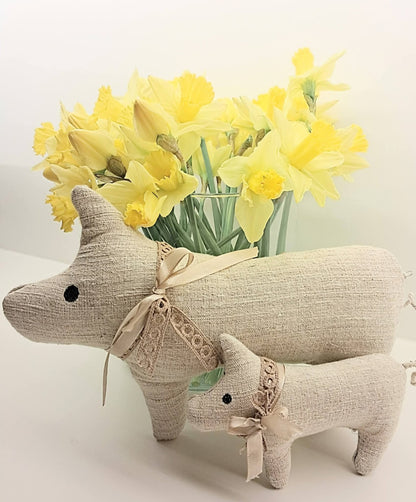 Schwein Milo Rüsselschwein ITH Teddy ab 10x10 in 6 Größen