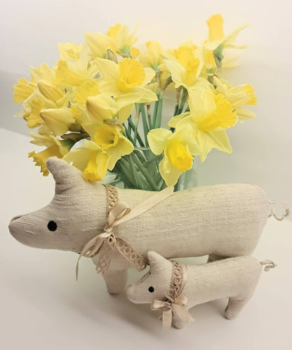 Schwein Milo Rüsselschwein ITH Teddy ab 10x10 in 6 Größen