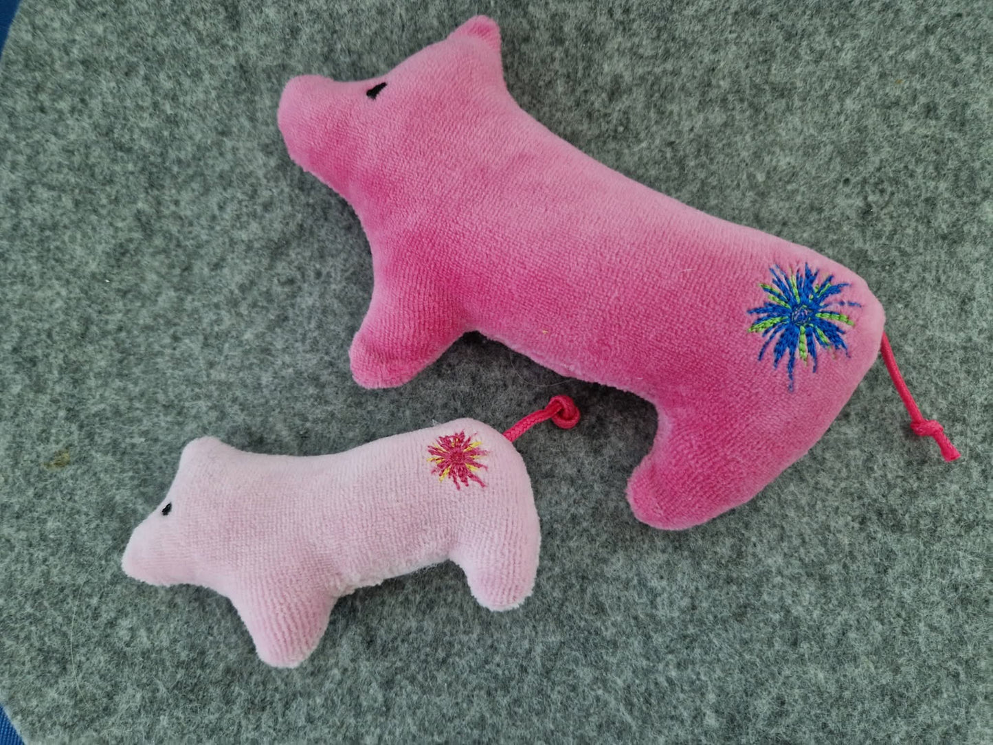 Schwein Milo Rüsselschwein ITH Teddy ab 10x10 in 6 Größen